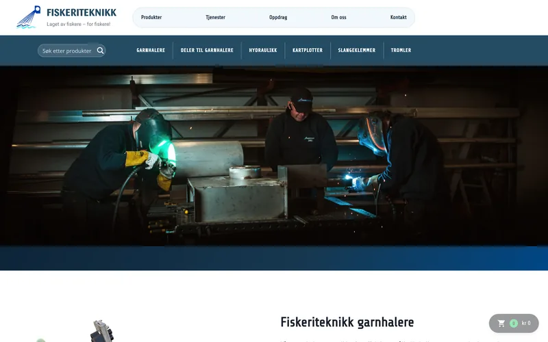 Forsiden til fiskeriteknikk.no